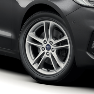 Platišča iz lahke zlitine 17" 5 x 2 kraki, srebrn